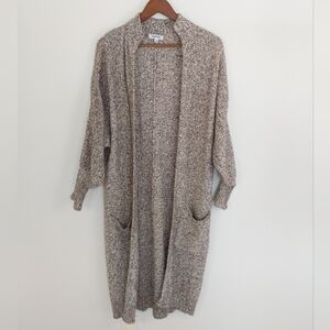 Backdrop Open Front Longline Cardigan Size Small